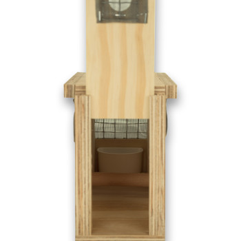 Transportín de madera Air Export Calm con 1 departamento para Ring Necks