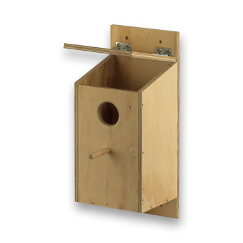 Nido de madera exterior para Aves Silvestres (Desmontado)