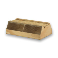 Transportín de madera Export con 2 departamentos para pájaros pequeños