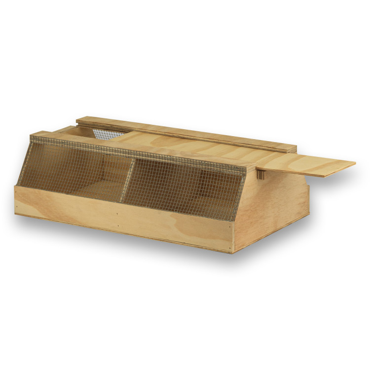 Transportín de madera Export con 2 departamentos para pájaros pequeños