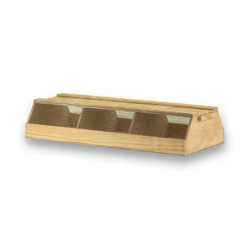 Transportín de madera Export con 3 departamentos para pájaros pequeños