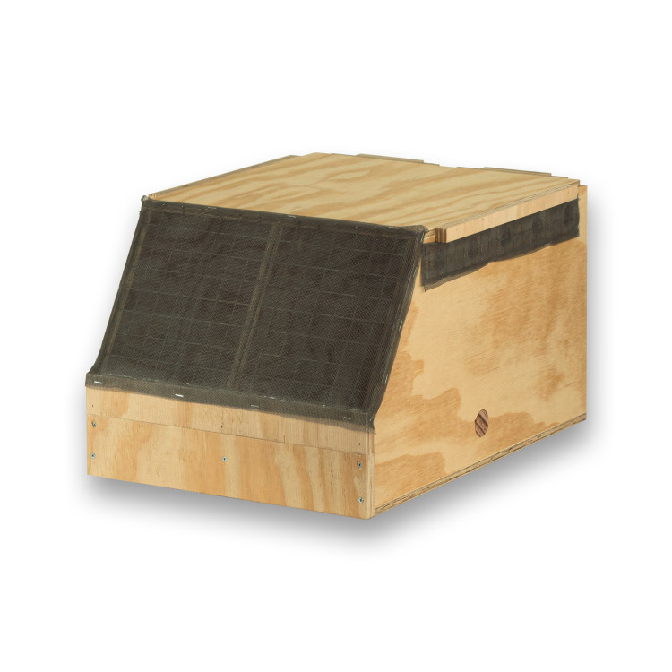 Transportín de madera Air Export Calm con 2 departamentos para Cacatúas