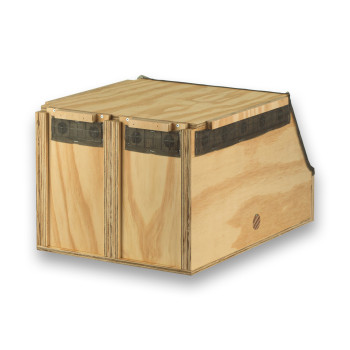 Transportín de madera Air Export Calm con 2 departamentos para Cacatúas