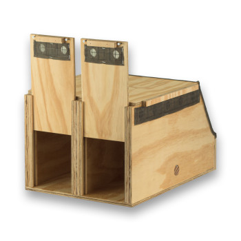 Transportín de madera Air Export Calm con 2 departamentos para Cacatúas