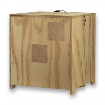 Cajón fotográfico de madera grande para pájaros