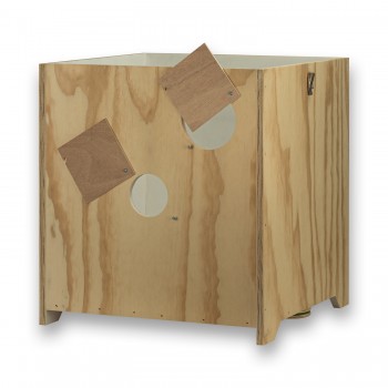 Cajón fotográfico de madera grande para pájaros